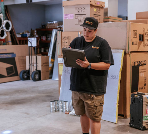 Warehouse working