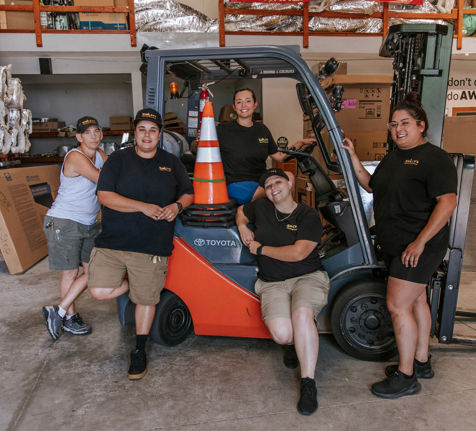 Warehouse staff