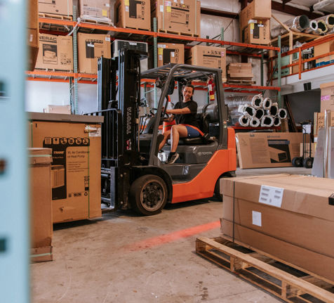 Warehouse working